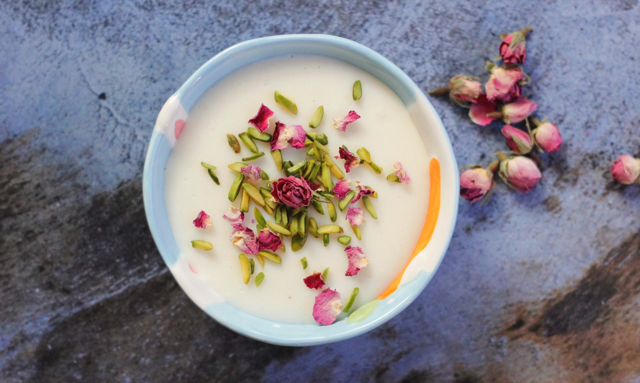 طرز تهیه فرنی