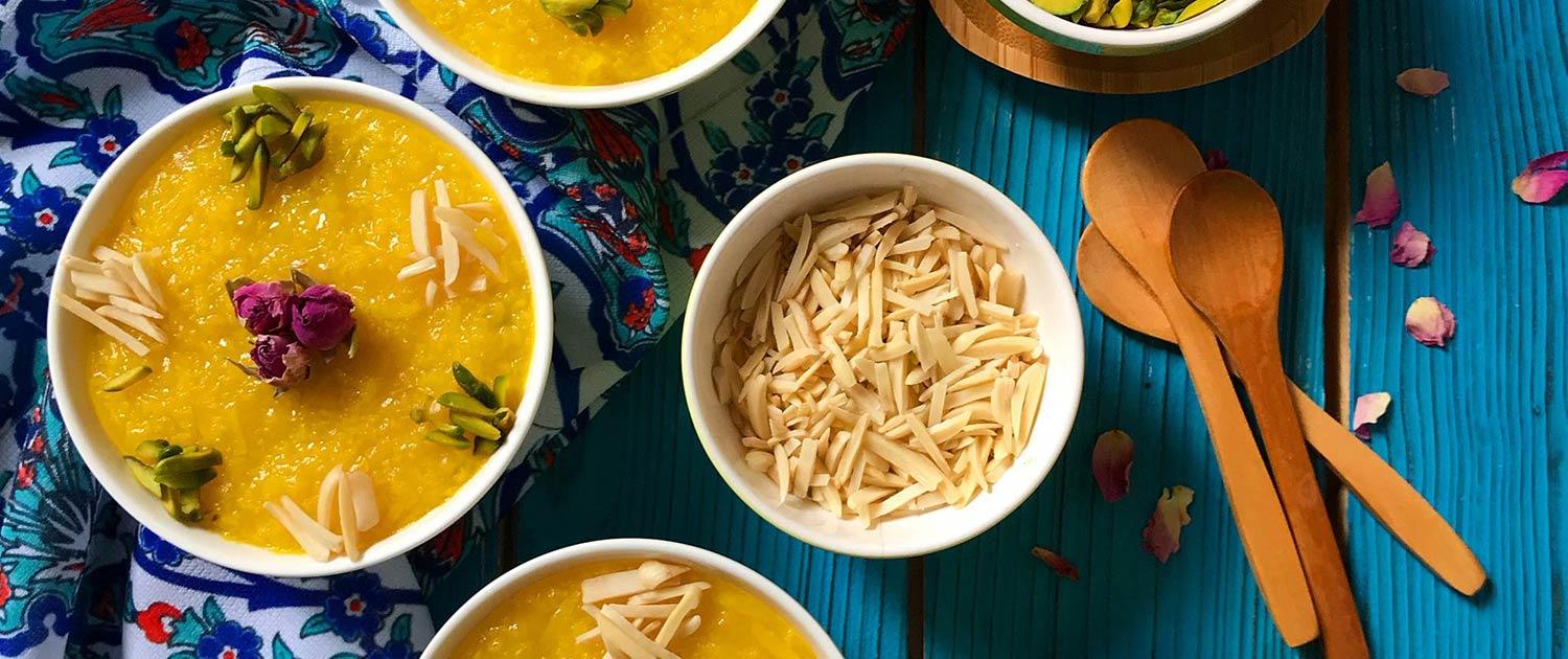 طرز تهیه شله زرد