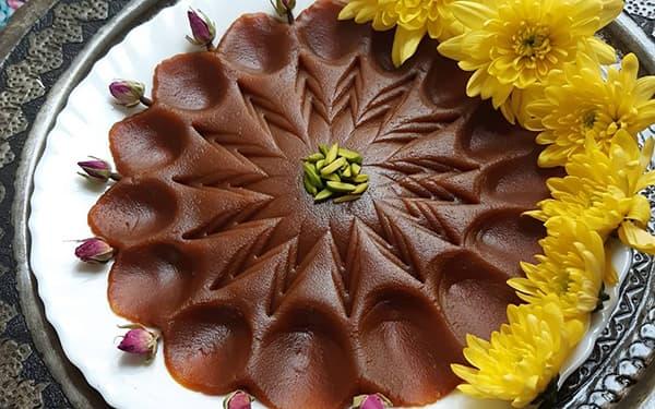 آسانترین روش طرز تهیه حلوا با شیره انگور و گردو