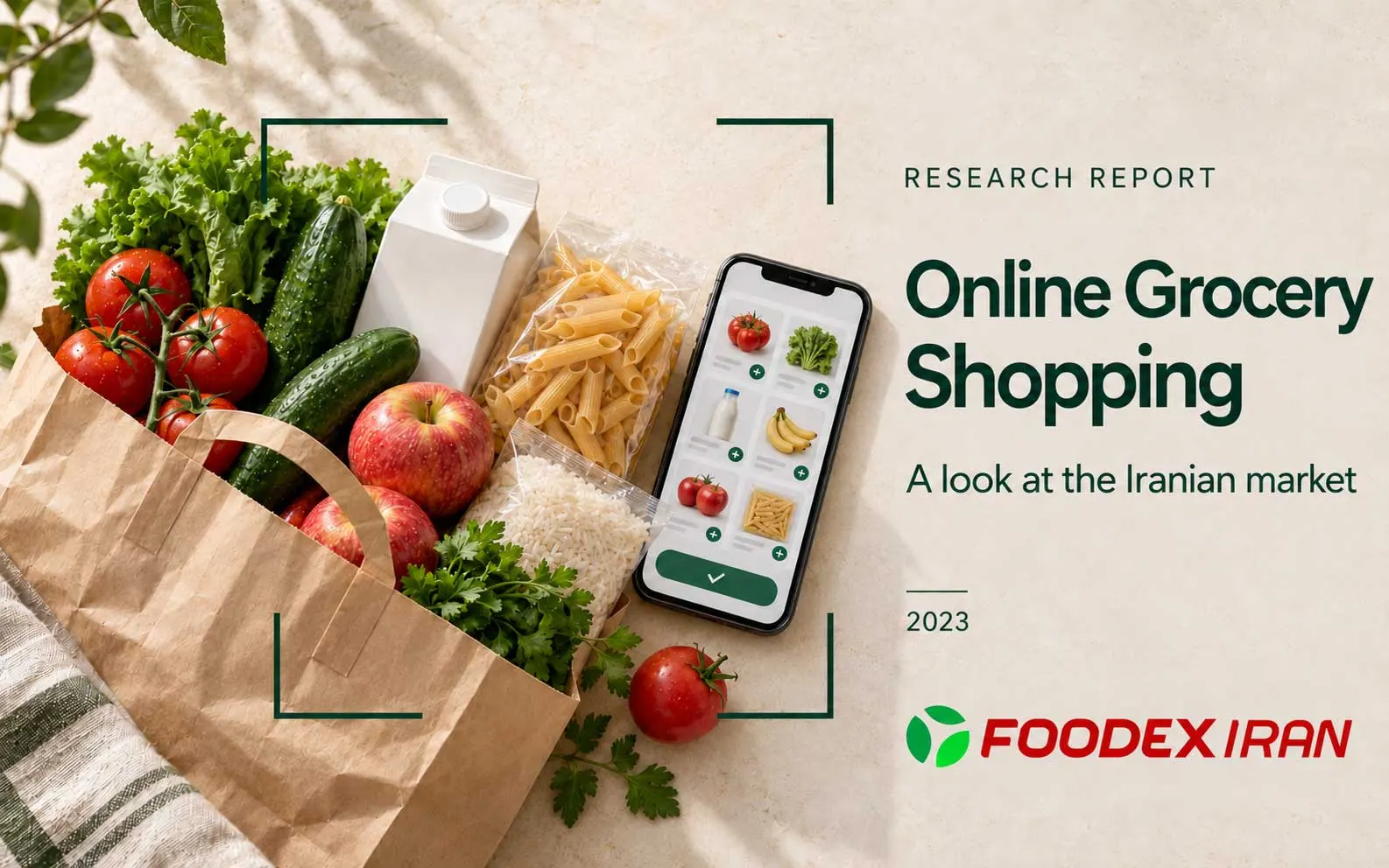 Report cover Online Grocery Shopping: A Glimpse into the Iranian Market