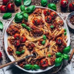 طرز تهیه ماکارونی گیاهی خوشمزه