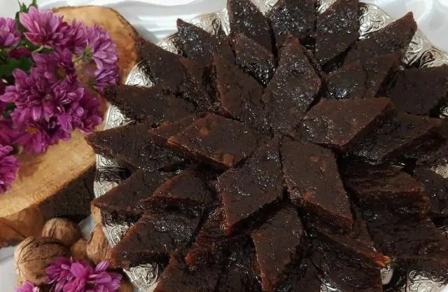 نکات طرز تهیه حلوا با شیره انگور و گردو