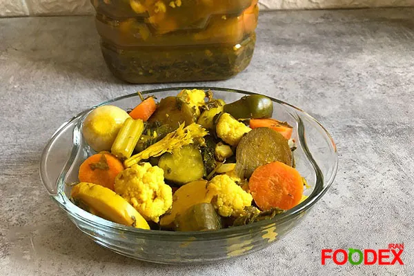 طرز تهیه ترشی هفت بیجار