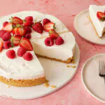 چیز کیک یخچالی