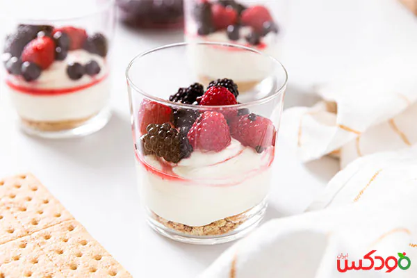 چیز کیک لیوانی