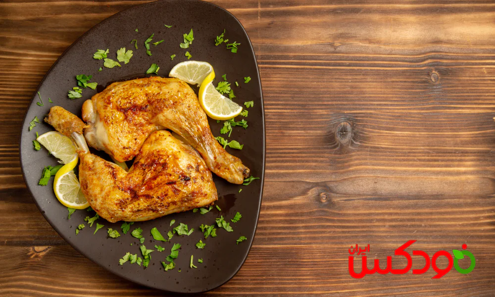 پخت مرغ در مایکروویو